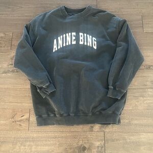 Anine Bing Black Crewneck